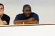 LAS VEGAS, NV - JULY 23: Joe Dumars watches the USA Basketball Men's National Team practice at Training Camp at the Mendenhall Center on July 23, 2013, in Las Vegas, Nevada. NOTE TO USER: User expressly acknowledges and agrees that, by downloading and/o