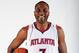 ATLANTA, GA - SEPTEMBER 29: Elton Brand #7 of the Atlanta Hawks poses for a photograph during the Atlanta Hawks Media Day on September 29, 2014 at Philips Arena in Atlanta, Georgia. NOTE TO USER: User expressly acknowledges and agrees that, by downloadin