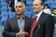 Roma owner Pallotta (left)