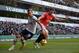 LONDON, ENGLAND - DECEMBER 28: Harry Kane of Spurs and Jonny Evans of Manchester United battle for the ball during the Barclays Premier League match between Tottenham Hotspur and Manchester United at White Hart Lane on December 28, 2014 in London, Englan