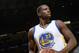 OAKLAND, CA - JANUARY 7: Draymond Green #23 of the Golden State Warriors during the game against the Indiana Pacers on January 7, 2015 at ORACLE Arena in Oakland, California. NOTE TO USER: User expressly acknowledges and agrees that, by downloading and or