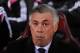 MADRID, SPAIN - JANUARY 07: Head coach Carlo Ancelotti of Real Madrid looks on during the Copa del Rey Round of 16, First Leg match between Club Atletico de Madrid and Real Madrid at Vicente Calderon Stadium on January 7, 2015 in Madrid, Spain. (Photo b
