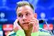 BARCELONA, SPAIN - DECEMBER 09: Marc-Andre Ter Stegen of FC Barcelona faces the media during a press conference ahead of their UEFA Champions League Group F match against Paris Saint-Germain FC at Ciutat Esportiva on December 9, 2014 in Barcelona, Spain.