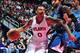 ATLANTA, GA - JANUARY 25: Jeff Teague #0 of the Atlanta Hawks drives against the Minnesota Timberwolves on January 25, 2015 at Philips Arena in Atlanta, Georgia. NOTE TO USER: User expressly acknowledges and agrees that, by downloading and/or using this