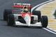 Brazilian racing driver Ayrton Senna (1960 - 1994) competing in the Brazilian Grand Prix at the Interlagos circuit, 24th March 1991. Senna wonthe race in a McLaren-Honda. (Photo by Pascal Rondeau/Getty Images)