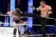 Kane attacks Daniel Bryan in their Casket match.