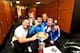 MELBOURNE, AUSTRALIA - FEBRUARY 02: Novak Djokovic of Serbia, coach Boris Becker, agent Edoardo Artaldi, and agent Elena Cappellaro pose with the Norman Brookes Challenge Cup after Djokovic won his men's final match against Andy Murray of Great Britain d