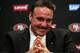 SANTA CLARA, CA - JANUARY 15: Jim Tomsula speaks during a press conference at Levi's Stadium on January 15, 2015 in Santa Clara, California. The San Francisco 49ers announced Jim Tomsula as their new head coach to replace Jim Harbaugh. (Photo by Justin