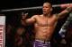 LAS VEGAS, NV - JANUARY 03: Hector Lombard is shown following a three-round welterweight fight against Josh Burkman (R) during the UFC 182 event in the MGM Grand Garden Arena on January 3, 2015 in Las Vegas, Nevada. Lombard won by unanimous decision. (P