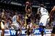 INDIANAPOLIS, IN - MAY 2: Reggie Miller #31 of the Indiana Pacers shoots a jump shot in Game three in the first Round of the 1994 NBA Eastern Conference Playoffs against the Orlando Magic at Market Square Arena on May 2, 1994 in Indianapolis, Indiana. T