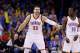 OKLAHOMA CITY, OK - FEBRUARY 8: Mitch McGary #33 of the Oklahoma City Thunder reacts during the second quarter of the game against the Los Angeles Clippers at Chesapeake Energy Arena on February 8, 2015 in Oklahoma City, Oklahoma. NOTE TO USER: User expre