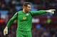 BIRMINGHAM, ENGLAND - JANUARY 25: Shay Given of Aston Villa gives instructions during the FA Cup Fourth Round match between Aston Villa and AFC Bournemouth at Villa Park on January 25, 2015 in Birmingham, England. (Photo by Shaun Botterill/Getty Images)