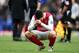 BIRMINGHAM, UNITED KINGDOM - FEBRUARY 23: Cesc Febregas of Arsenal can't hide his disappointment at the end of the Barclays Premier League match between Birmingham City and Arsenal at St Andrews on February 23, 2008 in Birmingham, England. (Photo by Mik