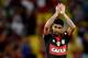 RIO DE JANEIRO, BRAZIL - AUGUST 10: Eduardo da Silva of Flamengo celebrates the victory against Sport Recife during a match between Flamengo and Sport Recife as part of Brasileirao Series A 2014 at Maracana Stadium on August 10, 2014 in Rio de Janeiro, Br
