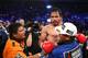 MACAU - NOVEMBER 23: Manny Pacquiao of the Philippines celebrates winning against Chris Algieri of the United States during the WBO world welterweight title at The Venetian on November 23, 2014 in Macau, Macau. (Photo by Chris Hyde/Getty Images)