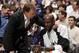 Saunders and Garnett in 2004.