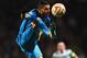 GLASGOW, SCOTLAND - FEBRUARY 19: Mauro Icardi of Inter Milan in action during the UEFA Europa League Round of 32 first leg match between Celtic FC and FC Internazionale Milano at Celtic Park Stadium on February 19, 2015 in Glasgow, United Kingdom. (Phot