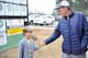 Craig Sager and son Ryan at the Cherokee Tennis Center in Woodstock, Georgia.
