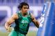 INDIANAPOLIS, IN - FEBRUARY 22: Defensive lineman Vic Beasley of Clemson competes during the 2015 NFL Scouting Combine at Lucas Oil Stadium on February 22, 2015 in Indianapolis, Indiana. (Photo by Joe Robbins/Getty Images)