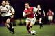 14 Apr 1999: Marc Overmars of Arsenal in action during the FA Cup Semi Final Replay match against Manchester United played at Villa Park in Birmingham, England. Manchester United won the game 2-1 after extra time. \ Mandatory Credit: Clive Brunskill /All