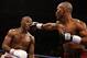 Mayweather encountered difficulties against Zab Judah's left-handed stance.