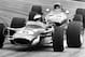 Clark leads Amon at the Australian Grand Prix in Melbourne, part of the 1968 Tasman Series.