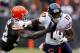 CLEVELAND, OH - DECEMBER 15: Wide receiver Alshon Jeffery #17 of the Chicago Bears runs by linebacker D'Qwell Jackson #52 of the Cleveland Browns at FirstEnergy Stadium on December 15, 2013 in Cleveland, Ohio. (Photo by Matt Sullivan/Getty Images)
