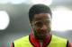 SOUTHAMPTON, ENGLAND - FEBRUARY 22: Raheem Sterling of Liverpool warms up prior to kickoff during the Barclays Premier League match between Southampton and Liverpool at St Mary's Stadium on February 22, 2015 in Southampton, England. (Photo by Richard He