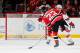 Michael Cammalleri takes aim at an empty net. He has five empty-net goals this season.