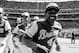 Aaron matched Babe Ruth with home run No. 714 on April 4, 1974.