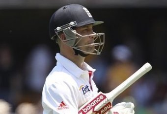 Jonathan Trott: Dismissed for a duck
