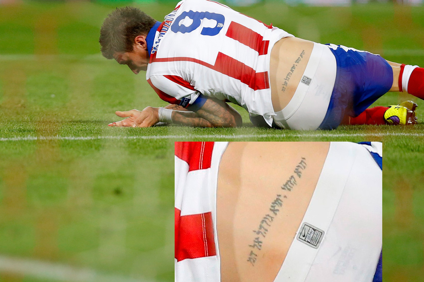 Mario Mandzukic S Hebrew Tattoo Is Grammatically Wrong And Written Backwards Bleacher Report Latest News Videos And Highlights