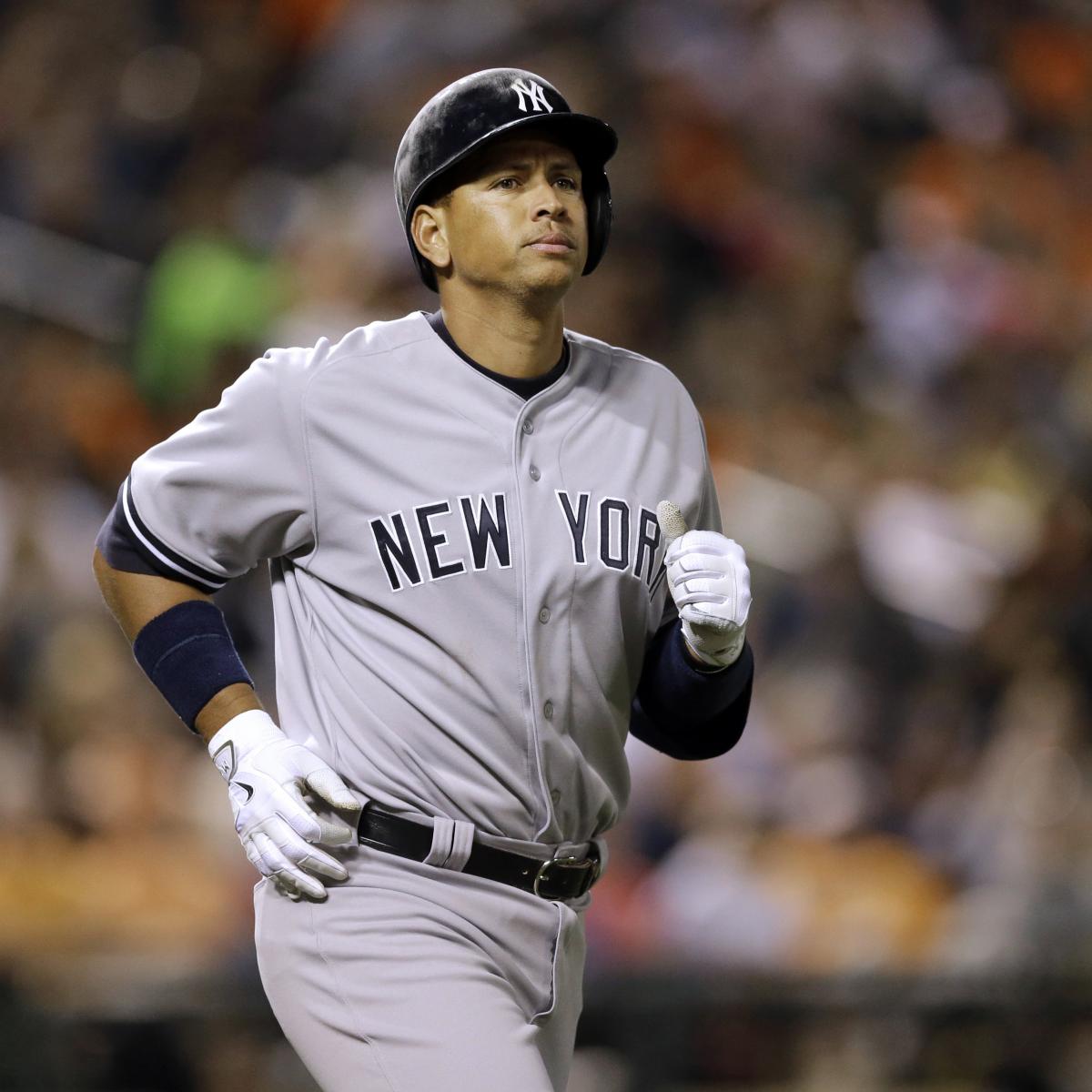 Alex Rodriguez Ties Willie Mays for 4th Place on MLB's All-Time Home ...