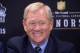 Jan 31, 2015; Phoenix, AZ, USA; Indianapolis Colts, Buffalo Bills and Carolina Panthers former general manager Bill Polian reacts during a press conference to introduce the 2015 Pro Football Hall of Fame inductees at Symphony Hall. Mandatory Credit: Kirby
