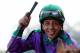 LOUISVILLE, KY - MAY 03: Jockey Victor Espinoza smiles atop of California Chrome #5 after winning the 140th running of the Kentucky Derby at Churchill Downs on May 3, 2014 in Louisville, Kentucky. (Photo by Kevin C. Cox/Getty Images)