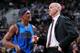 PHOENIX, AZ - MARCH 22: Rajon Rondo #9 and Rick Carlisle of the Dallas Mavericks speak during a game against the Phoenix Suns on March 22, 2015 at U.S. Airways Center in Phoenix, Arizona. NOTE TO USER: User expressly acknowledges and agrees that, by downl