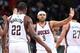 MILWAUKEE, WI - APRIL 8: Khris Middleton #22 of the Milwaukee Bucks during the game against the Cleveland Cavaliers on April 8, 2015 at BMO Harris Bradley Center in Milwaukee, Wisconsin. NOTE TO USER: User expressly acknowledges and agrees that, by downlo