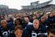 Bill O'Brien, center, surrounded by Penn State players