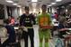 Wyatt Schrepfer and Silas Nacita delivering pizzas