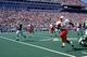 9 Nov 1995: Lawrence Phillips #1 of the Nebraska Cornhuskers carries the ball during a game against the Michigan State Spartans at the Spartan Stadium in East Lansing, Michigan. The Cornhuskers defeated the Spartans 50-10. Mandatory Credit: Jonathan Danie