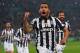 TURIN, ENGLAND - MAY 05: Carlos Tevez of Juventus celebrates as he scores their second goal from a penalty during the UEFA Champions League semi final first leg match between Juventus and Real Madrid CF at Juventus Arena on May 5, 2015 in Turin, Italy.