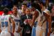 DENVER, CO - MARCH 13: Interim head coach Melvin Hunt of the Denver Nuggets leads Jameer Nelson #28, Randy Foye #4, Jusuf Nurkic #23, Kenneth Faried #35 and Danilo Gallinari #8 of the Denver Nuggets against the Golden State Warriors at Pepsi Center on Ma