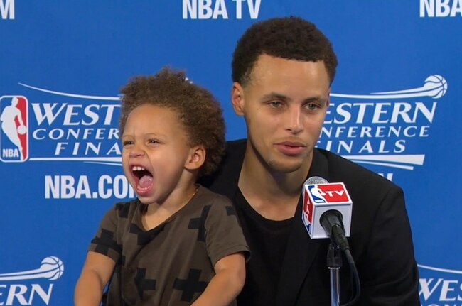 stephen currys daughter riley is a postgame interview treasure