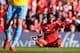 LIVERPOOL, ENGLAND - MAY 16: Raheem Sterling of Liverpool reacts during the Barclays Premier League match betrween Liverpool and Crystal Palace at Anfield on May 16, 2015 in Liverpool, England. (Photo by Stu Forster/Getty Images)