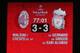 ISTANBUL, TURKEY - MAY 25: The electronic scoreboard indicates Liverpool's amazing comeback during the European Champions League final between Liverpool and AC Milan on May 25, 2005 at the Ataturk Olympic Stadium in Istanbul, Turkey. (Photo by Clive Br
