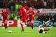 ISTANBUL, TURKEY - MAY 25: Dietmar Hamann of Liverpool powers forward during the European Champions League final between Liverpool and AC Milan on May 25, 2005 at the Ataturk Olympic Stadium in Istanbul, Turkey. (Photo by Mike Hewitt/Getty Images)