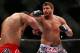 December 13, 2014; Phoenix, AZ, USA; Matt Mitrione hits Gabriel Gonzaga during UFC Fight Night at US Airways Center. Mandatory Credit: Mark J. Rebilas-USA TODAY Sports