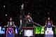 Allen Iverson on the night the Sixers retired his No. 3 jersey.