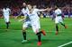 SEVILLE, SPAIN - MAY 07: Kevin Gameiro of Sevilla celebrates scoring his team's third goal with team mate Coke of Sevilla during the UEFA Europa League Semi Final first leg match between FC Sevilla and ACF Fiorentina at Estadio Ramon Sanchez Pizjuan on M
