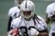 May 19, 2015; Alameda, CA, USA; Oakland Raiders running back Trent Richardson (33) at organized team activities at the Raiders practice facility. Mandatory Credit: Kirby Lee-USA TODAY Sports